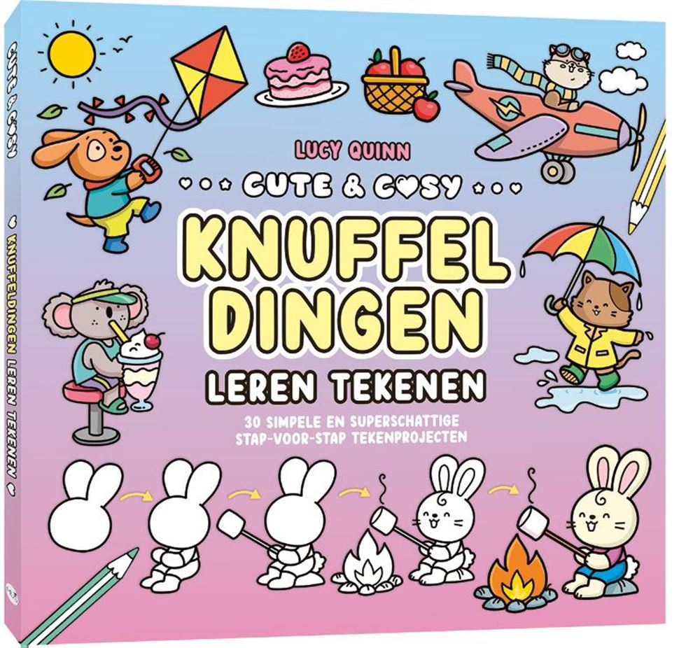 Centraal boekhuis cute cosy leren tekenen knuffeldingen