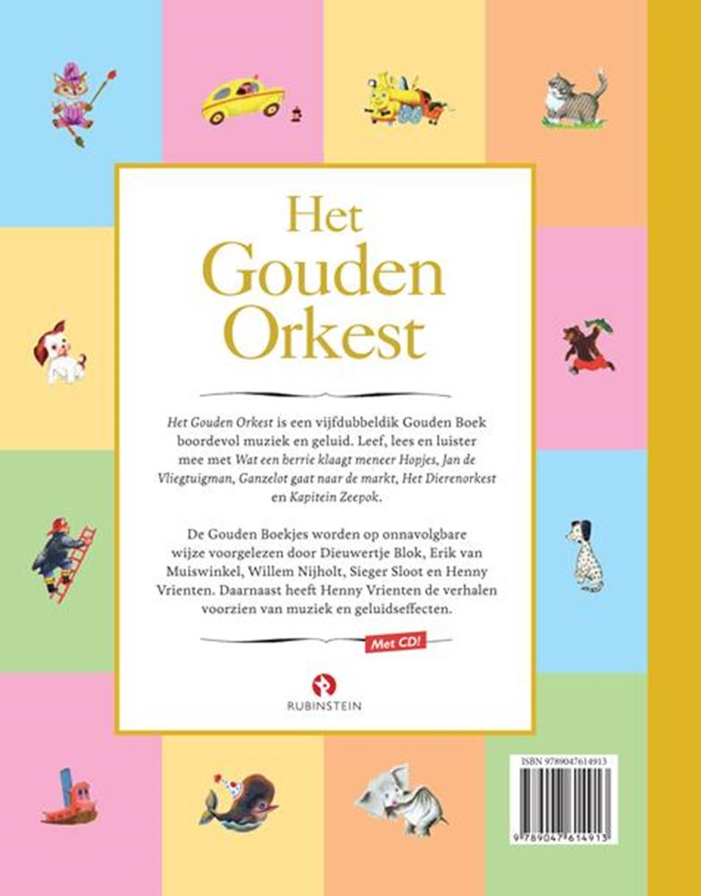 Gb voorlees: gouden orkest (boek+cd)