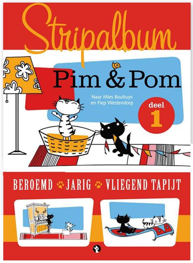Stripalbum van pim en pom. 4+