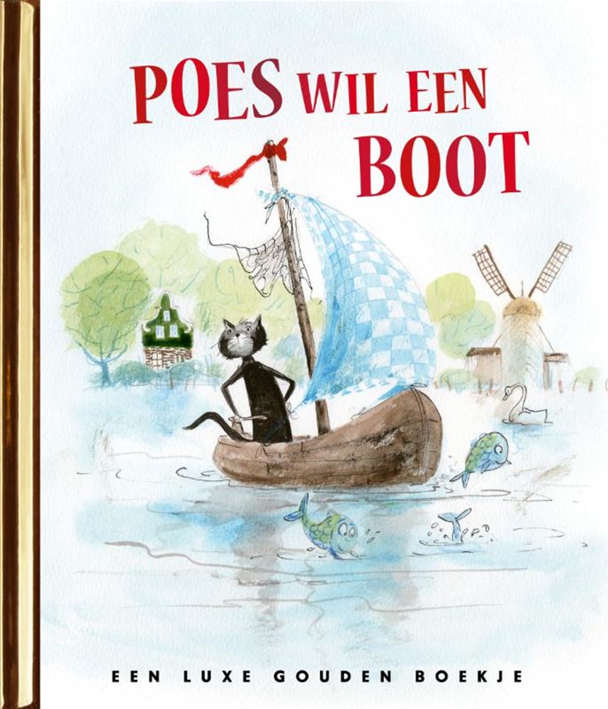 Gouden boekje: poes wil een boot 3+