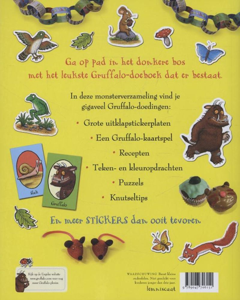 Het gruffalo stickerdoeboek. 4+