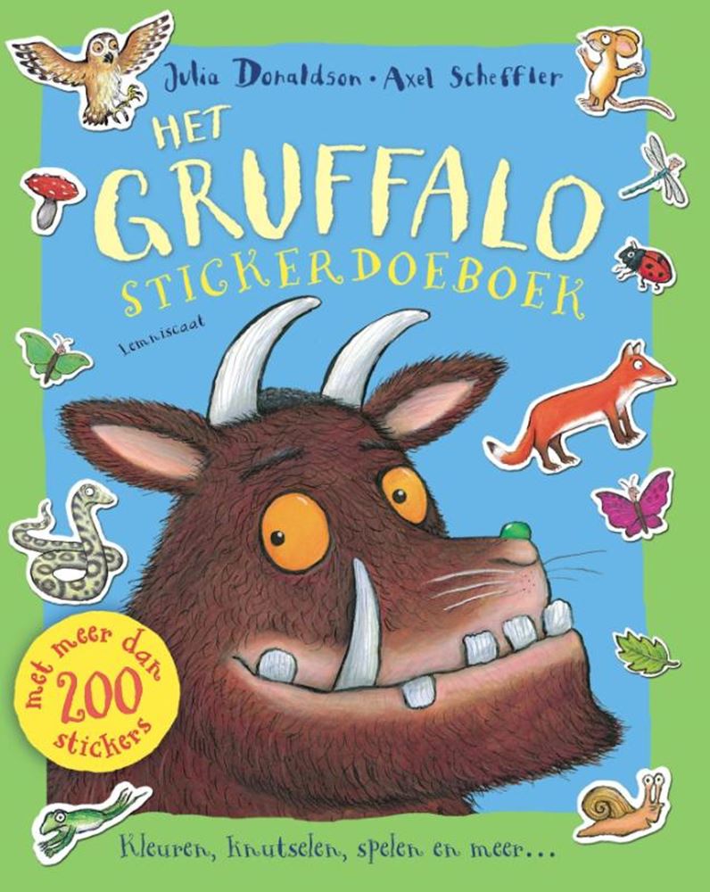 Het gruffalo stickerdoeboek. 4+