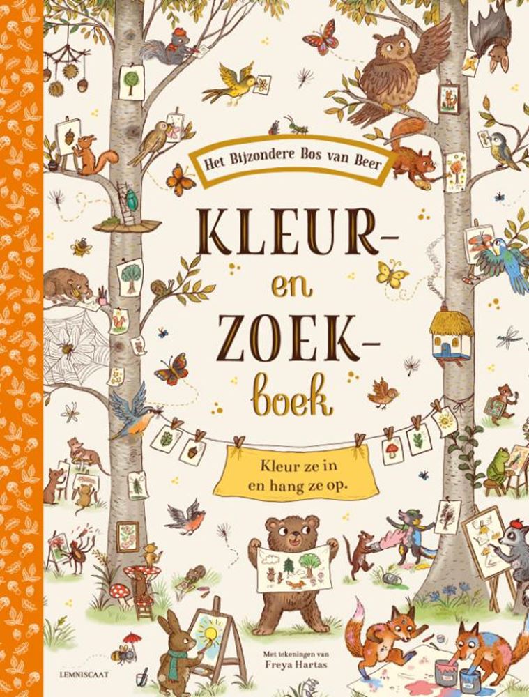 Het bijzondere bos van beer kleur- en zo
