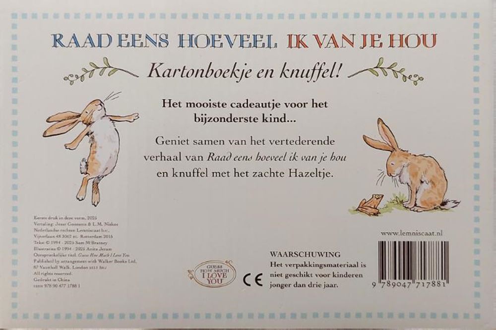 Raad eens hoeveel ik van je hou 0+