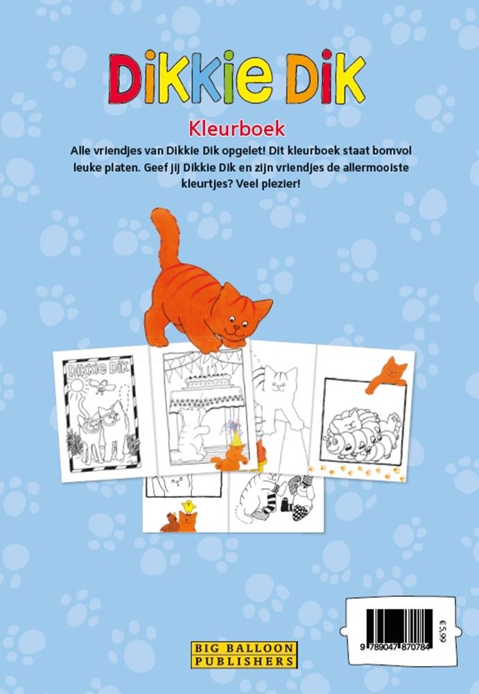 Overige merken dik dik kleurboek