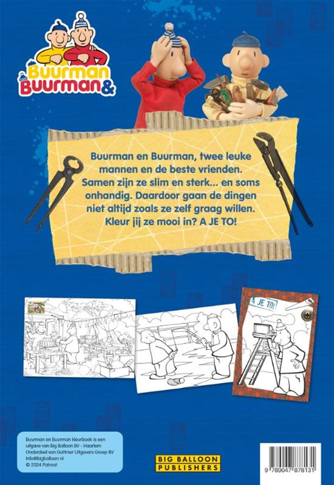Buurman buurman kleurboek 4+