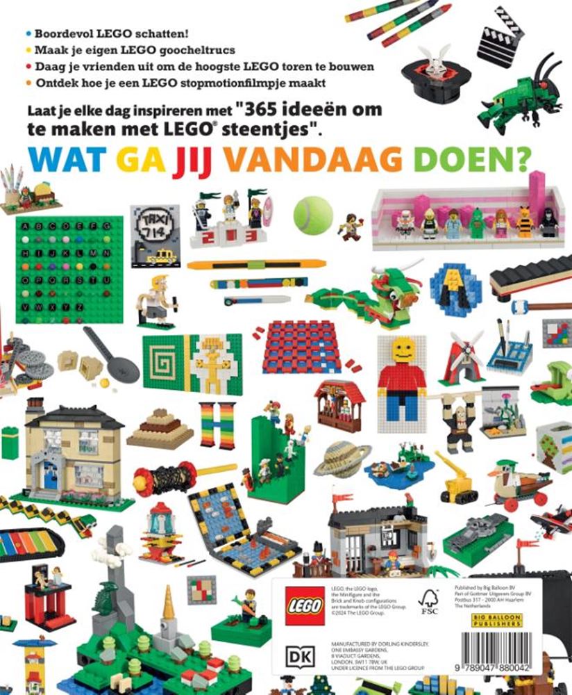 365 ideeën om te maken met lego steentje