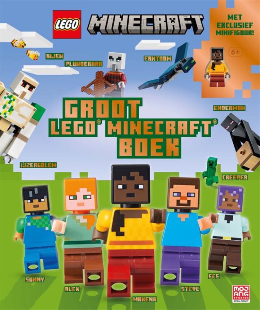 Groot lego minecraft boek 6+