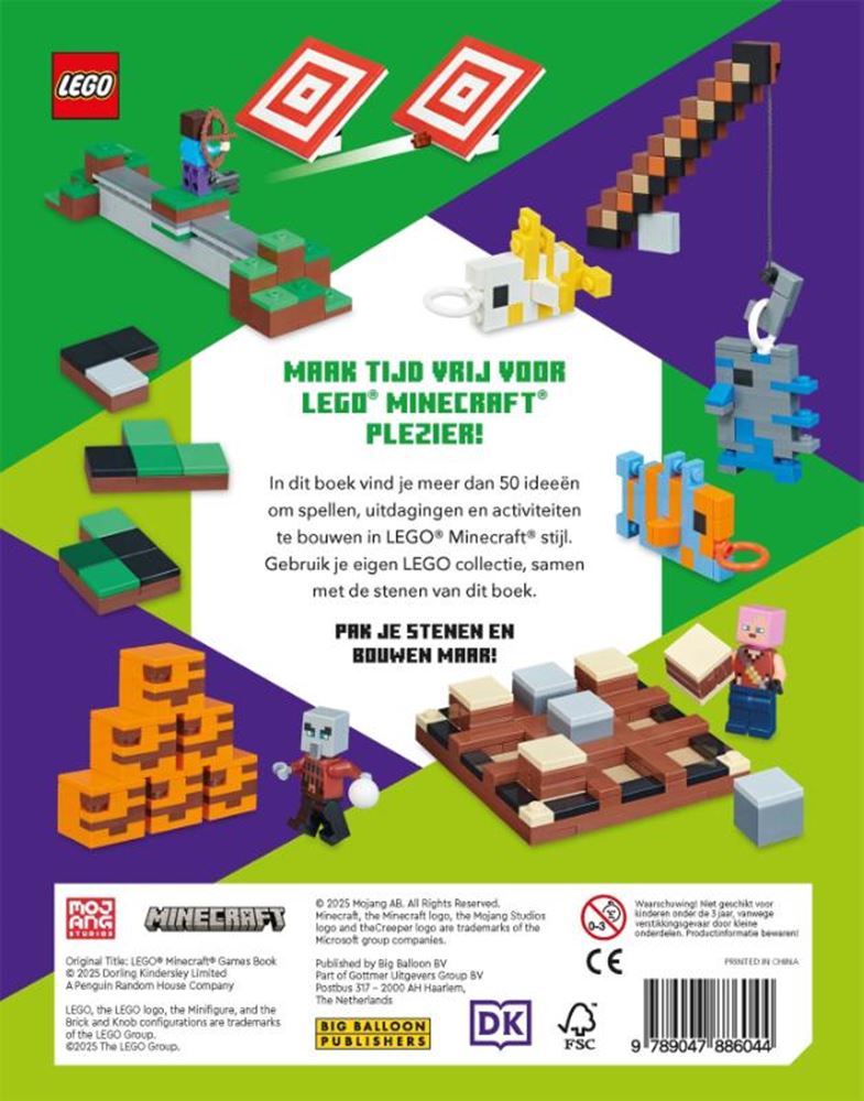 Lego minecraft spellenboek 6+