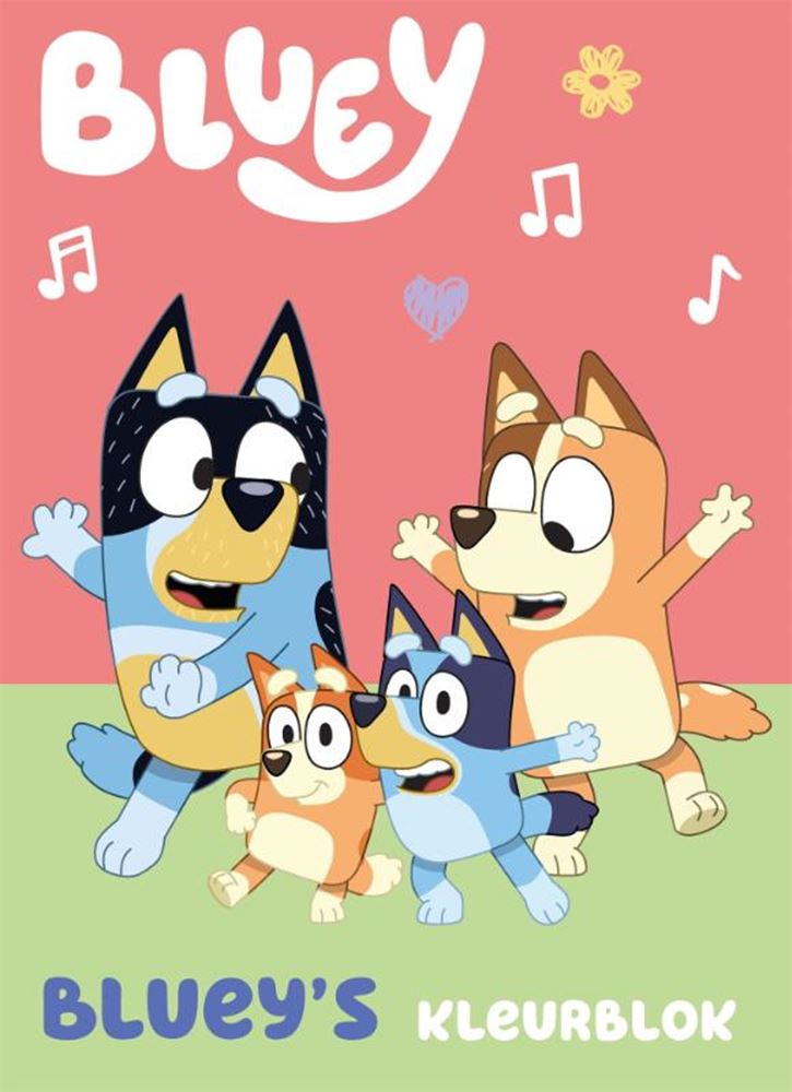 Bluey's kleurblok 3+