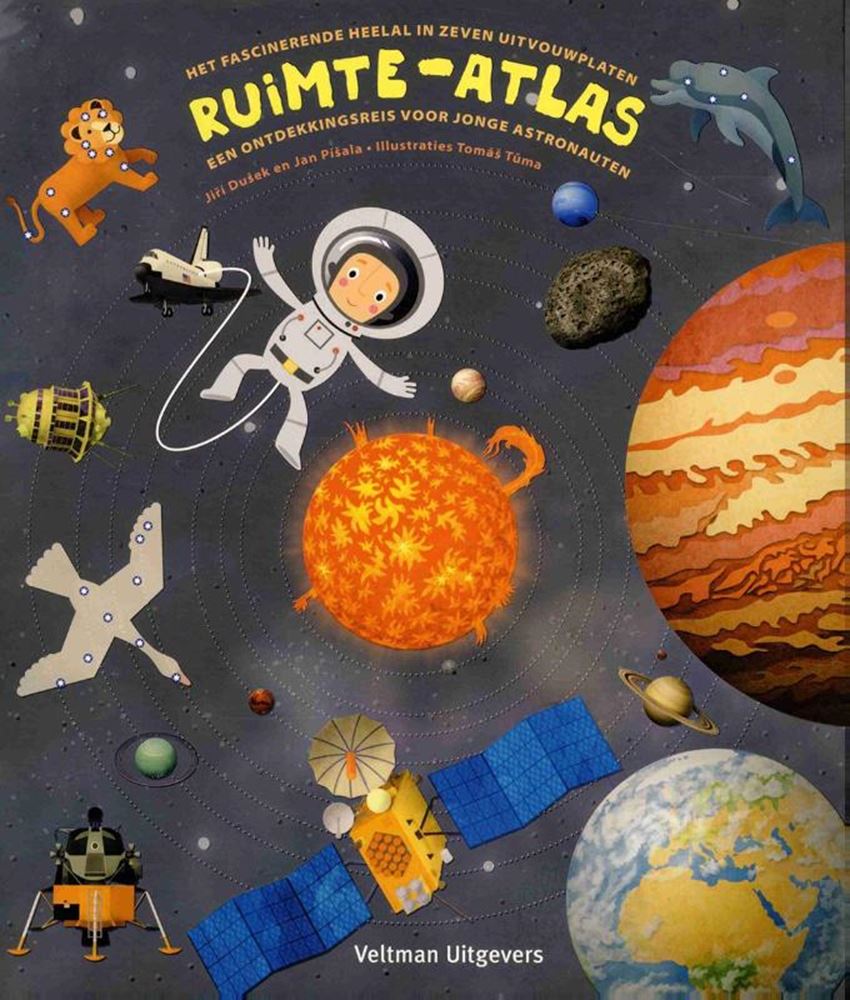 Ruimte-atlas (uitklapboek). 7+