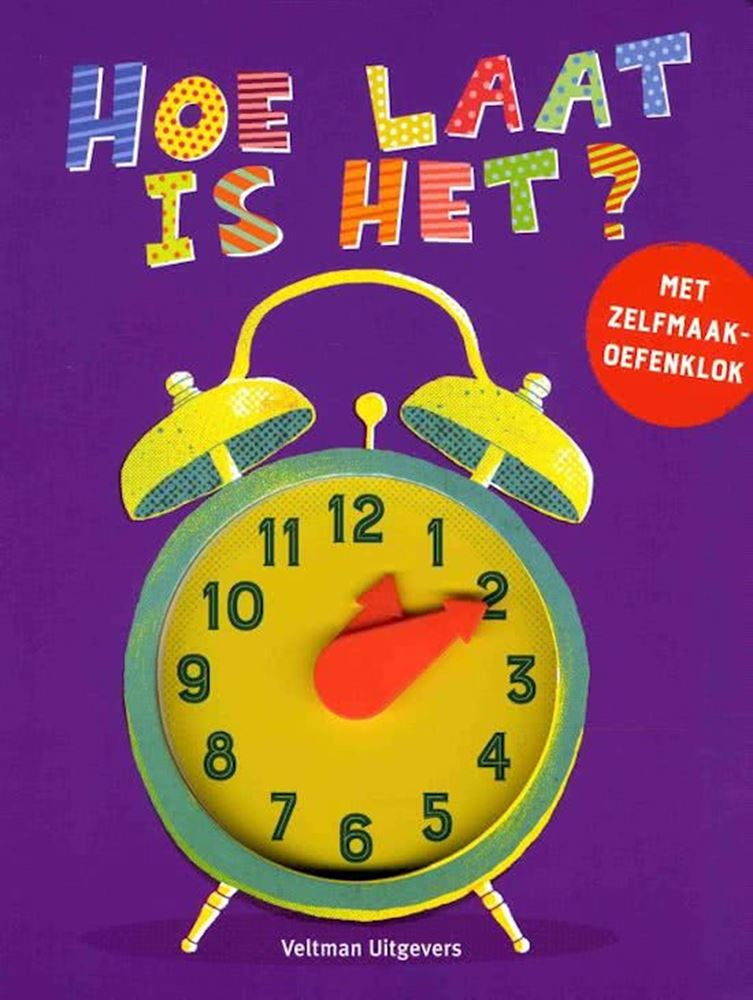 Hoe laat is het (karton). 6+