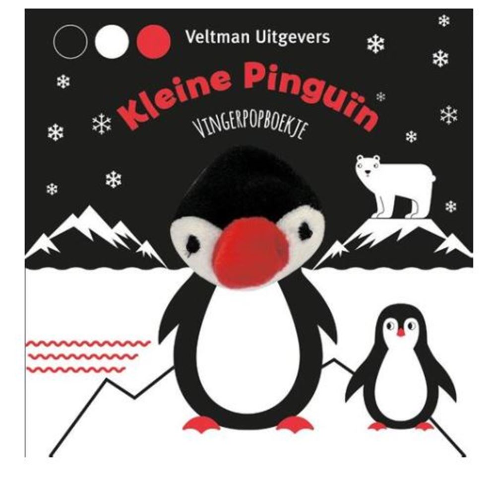Vingerpopboekje: kleine pinguin. 0+