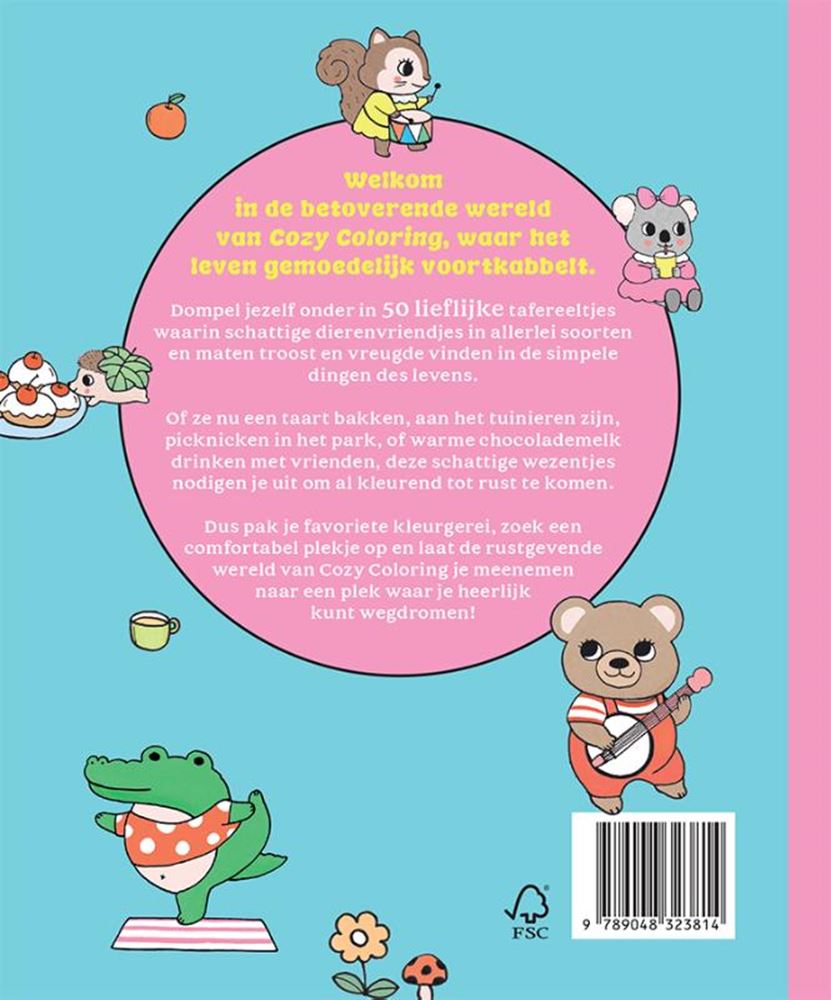 Cozy coloring kleurboek -