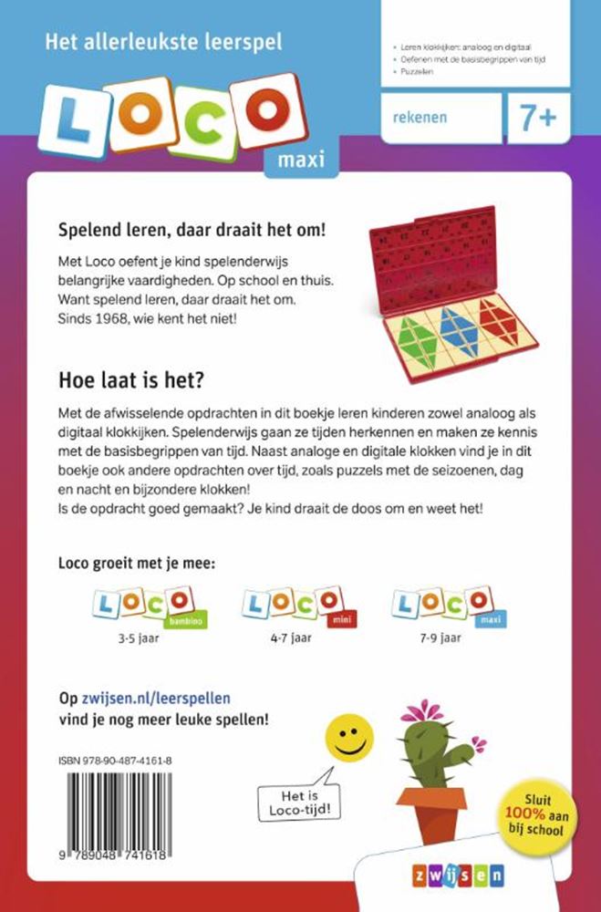 Loco maxi - ik leer klokkijken (7-9 jaar)