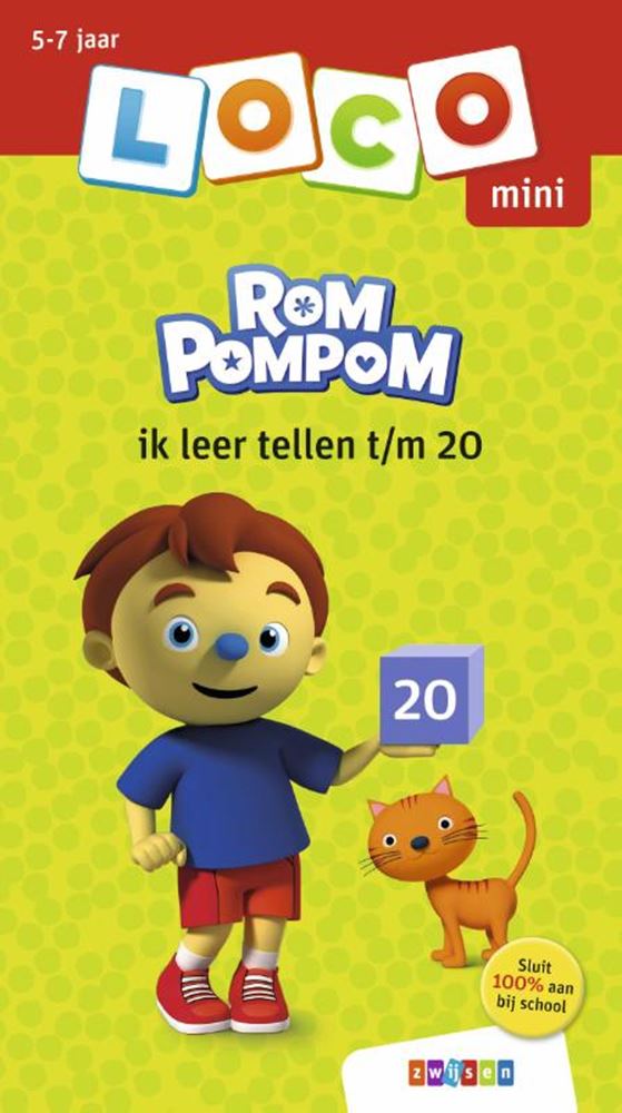 Mini Loco Rompompom - ik leer tellen tm 20