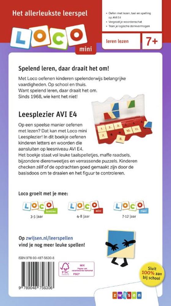 Wpg uitgevers loco mini leesplezier avi e4 7+