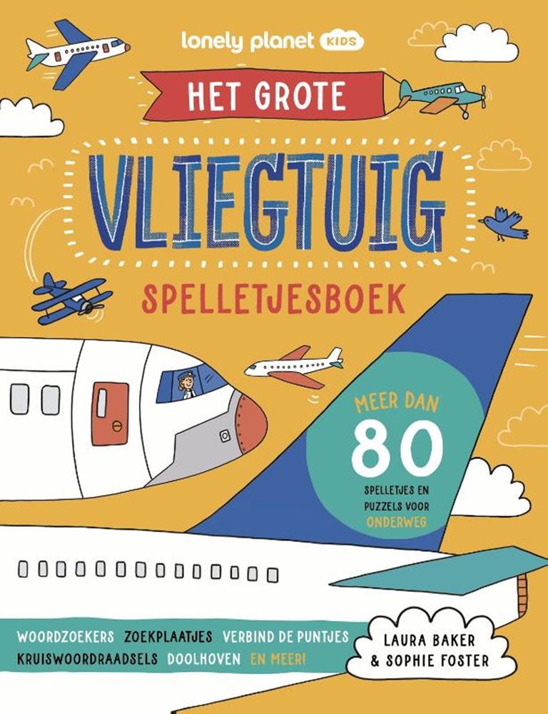 Het grote vliegtuig spelletjesboek