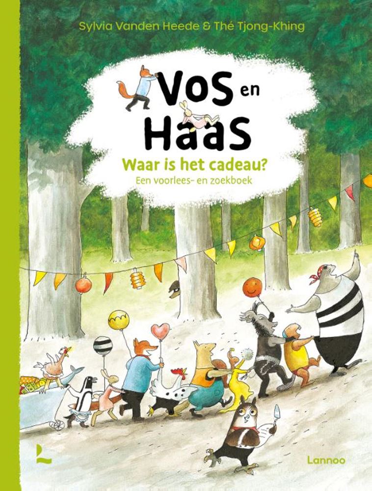 Vos en haas - waar is het cadeau? 3+