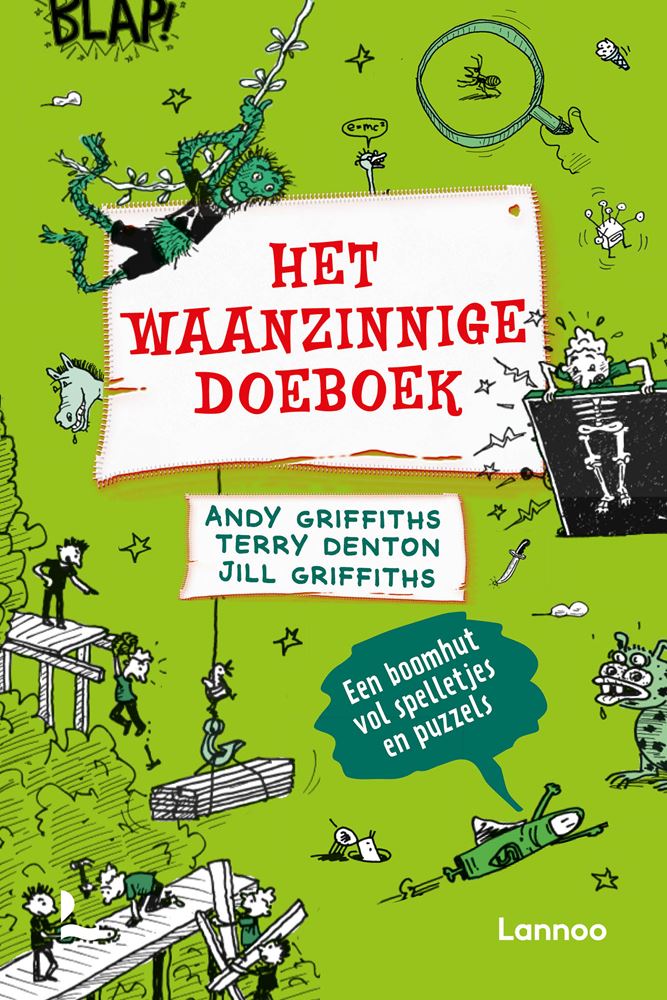 De waanzinnige boomhut. doeboek. 7+