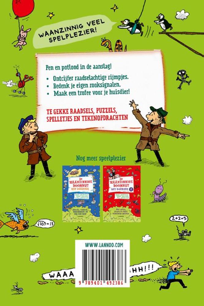 De waanzinnige boomhut. doeboek. 7+