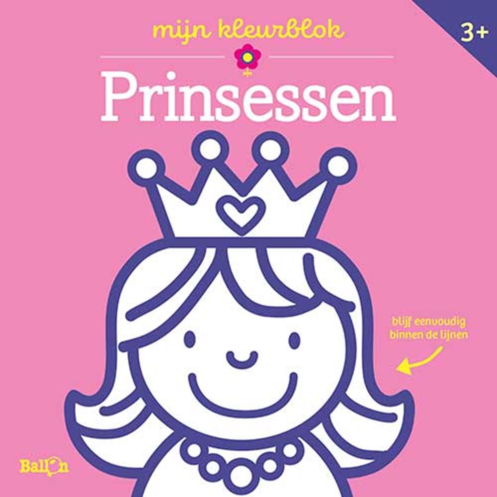 De ballon kleurblok junior - prinsessen (dikke. 3+