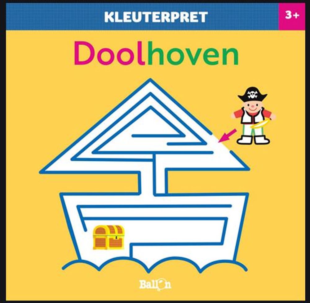 Standaard uitgeverij kleuterpret, doolhoven. 3+