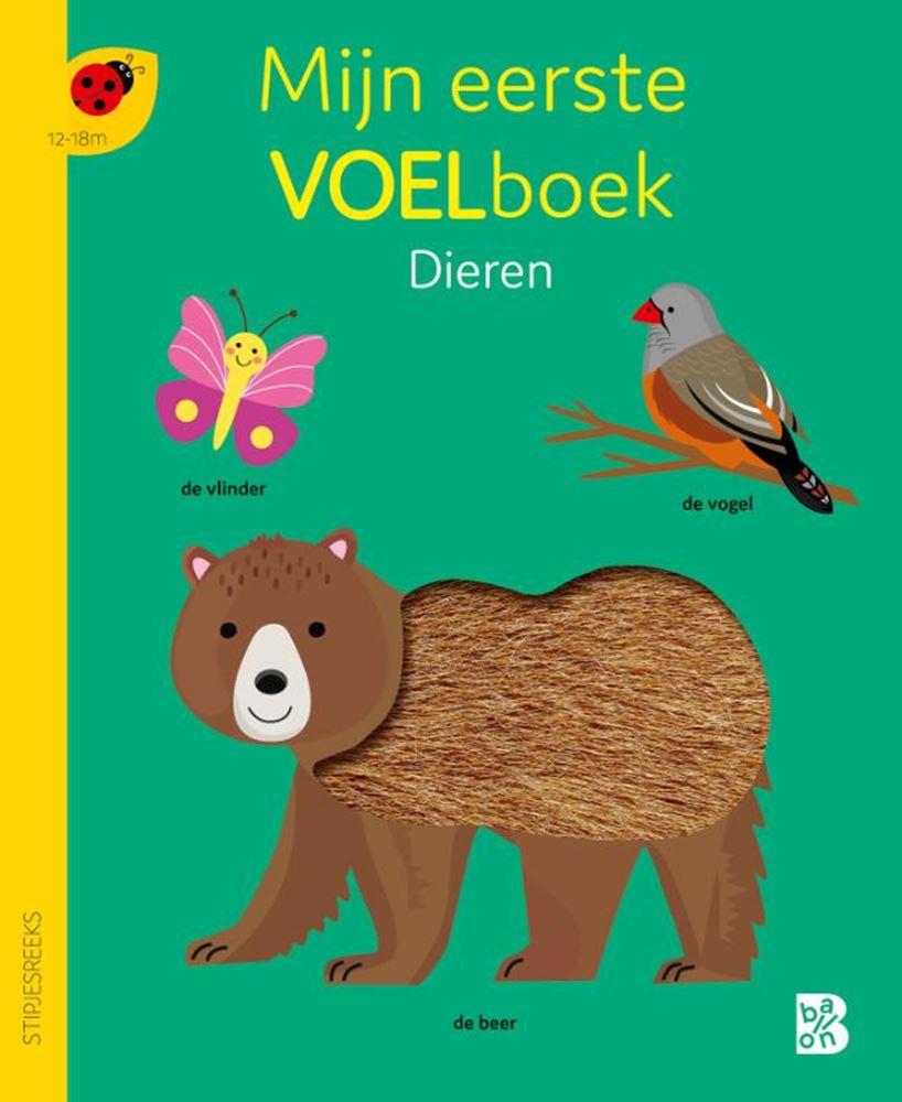 Standaard uitgeverij mijn eerste voelboek, dieren. 0+