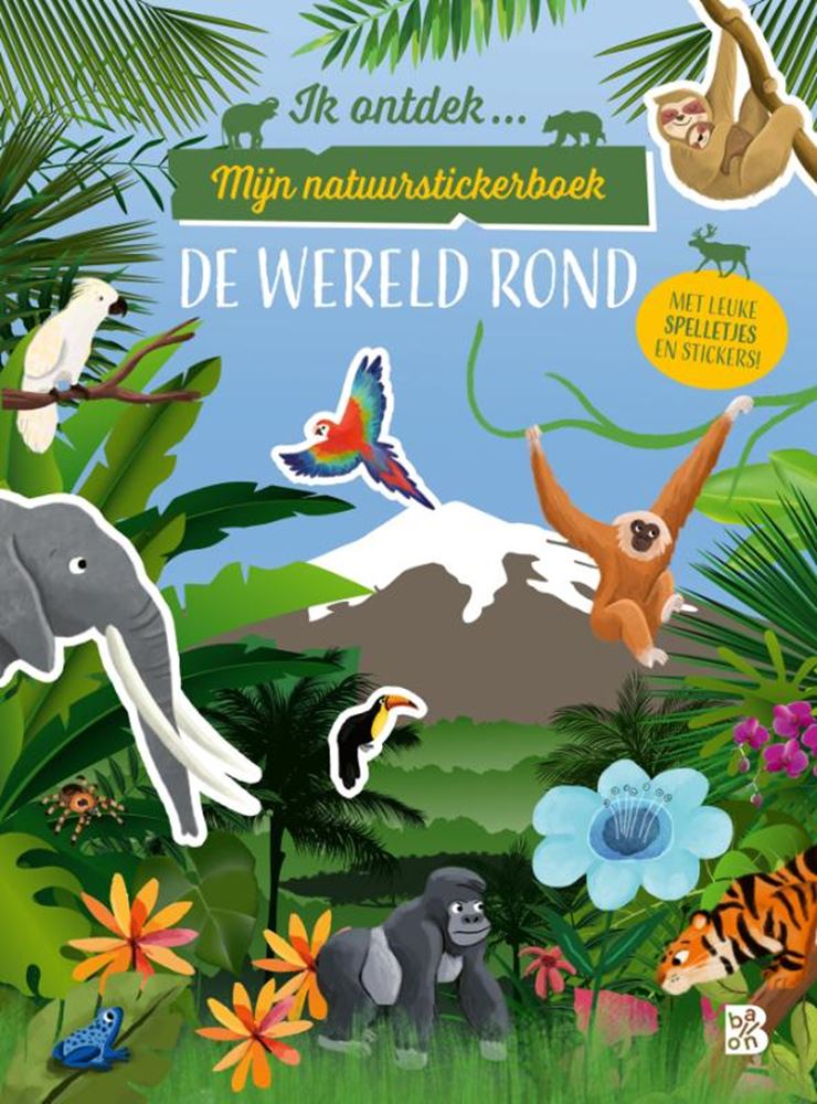 Standaard uitgeverij mijn natuurstickerboek - de wereld rond