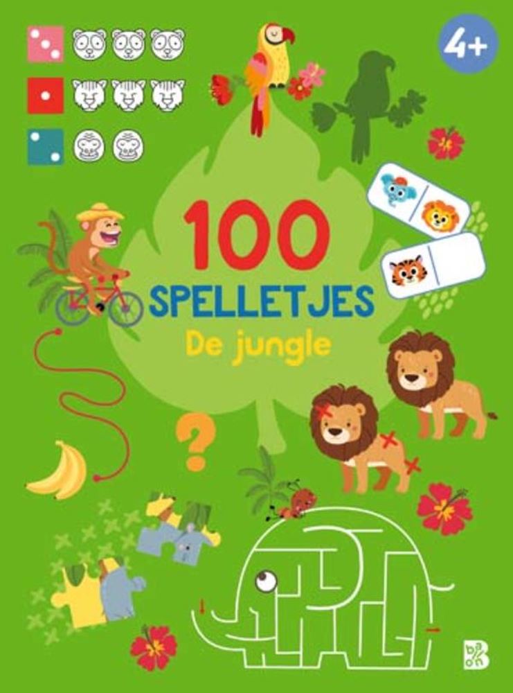 100 spelletjes: de jungle 4+