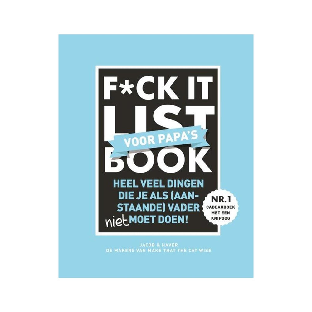 Imagebooks f*ck it list book voor papa's