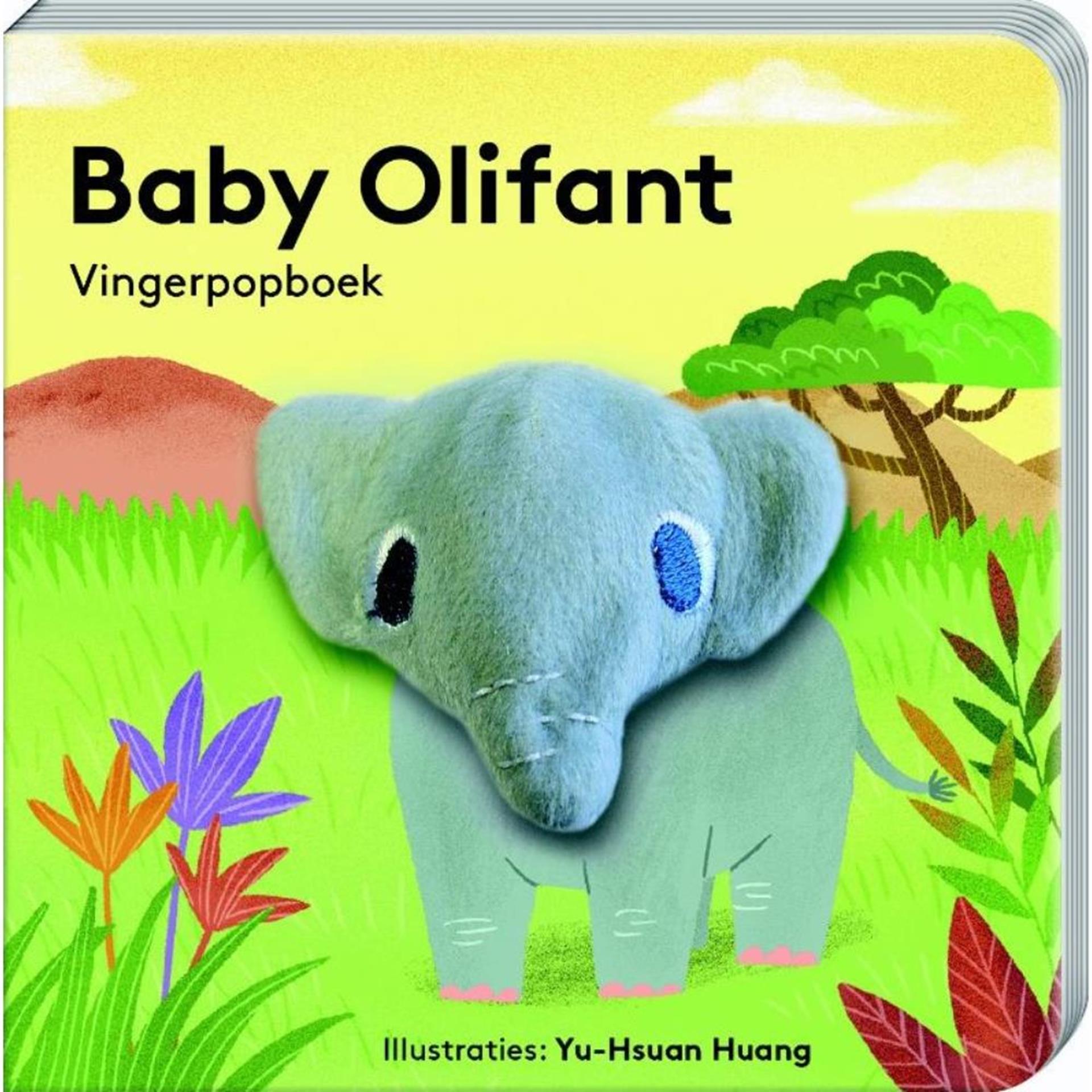 Imagebooks vingerpopboekje - baby olifant