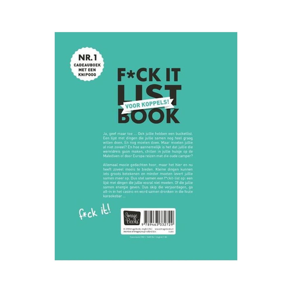 Imagebooks f*ck it list book voor koppels