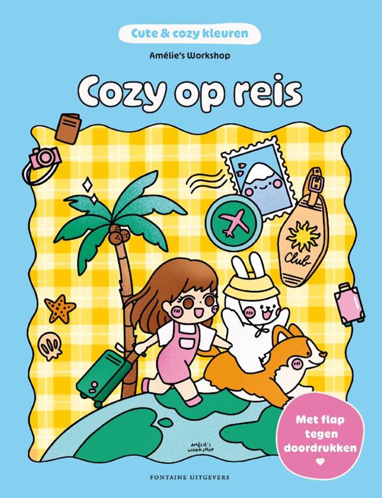 Cute cozy kleuren: cozy op reis 9+