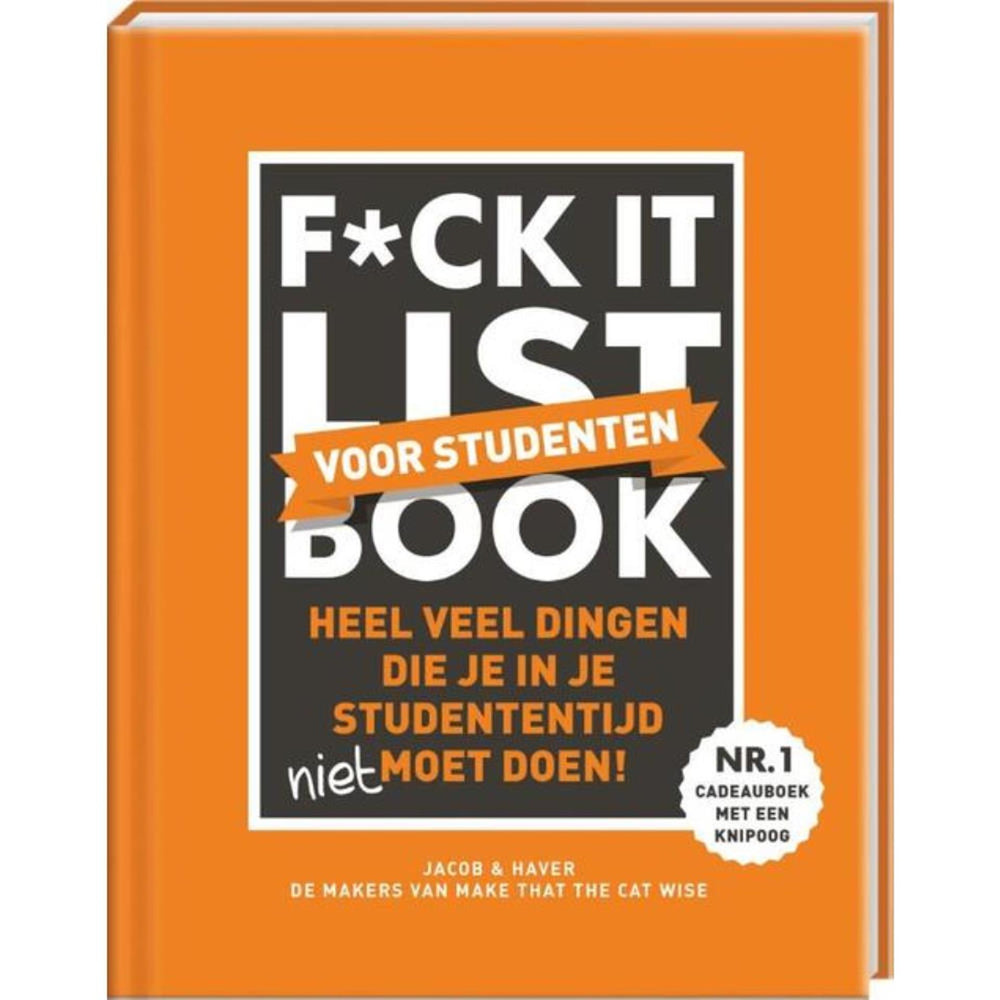 Imagebooks f*ck it list voor studenten hardcover