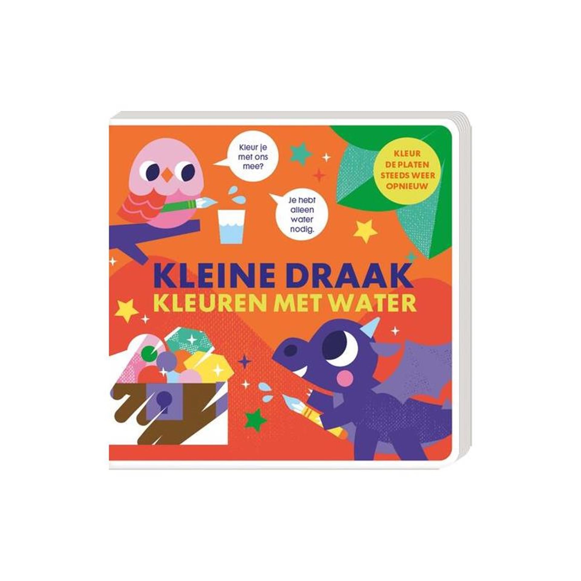 Imagebooks kleuren met water - kleine draak