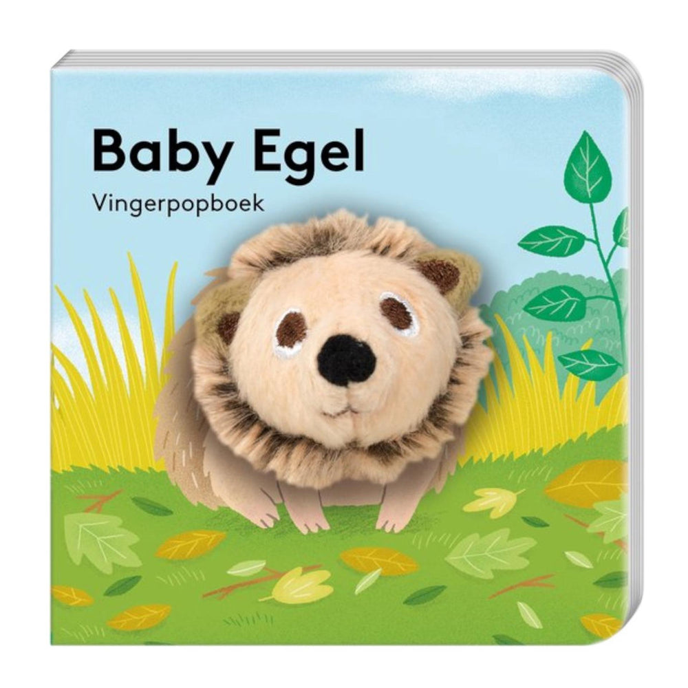 Imagebooks vingerpopboekje bos - baby egel