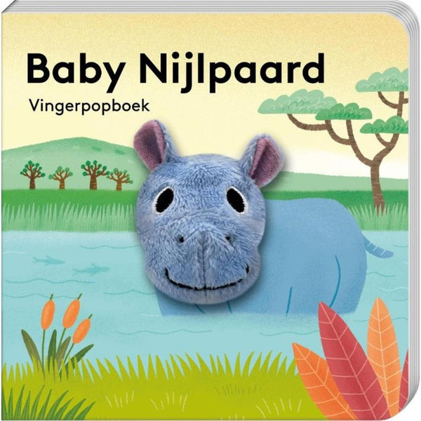 Imagebooks vingerpopboekje - baby nijlpaard