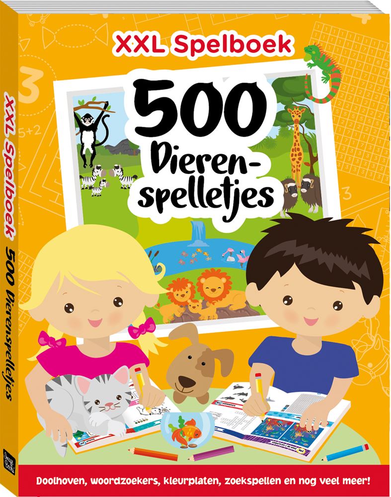 Xxl spelboek - 500 dierenspelletjes 6+