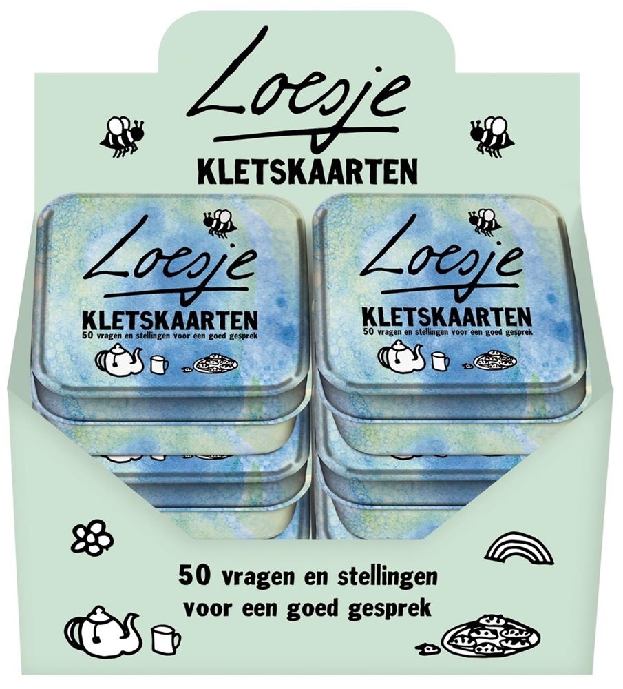 Display loesje - kletskaarten 1 x 6 ex.