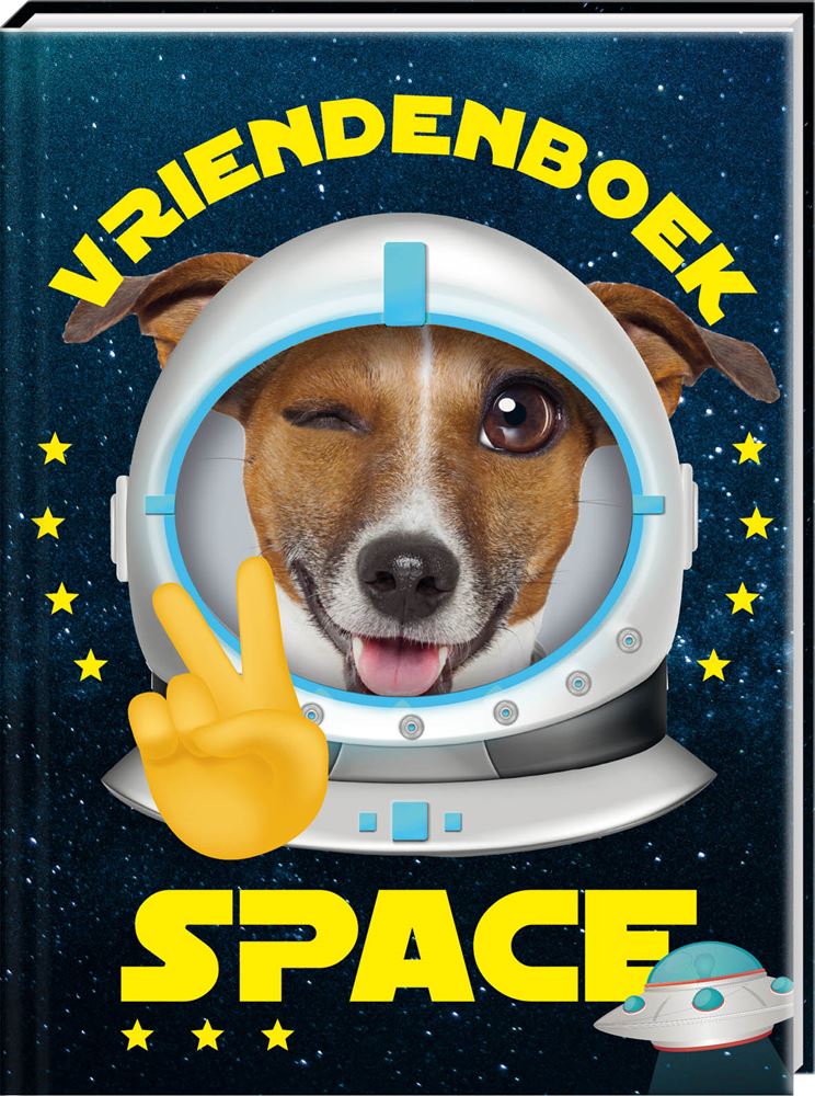 Interstat vriendenboek space dog. 4+