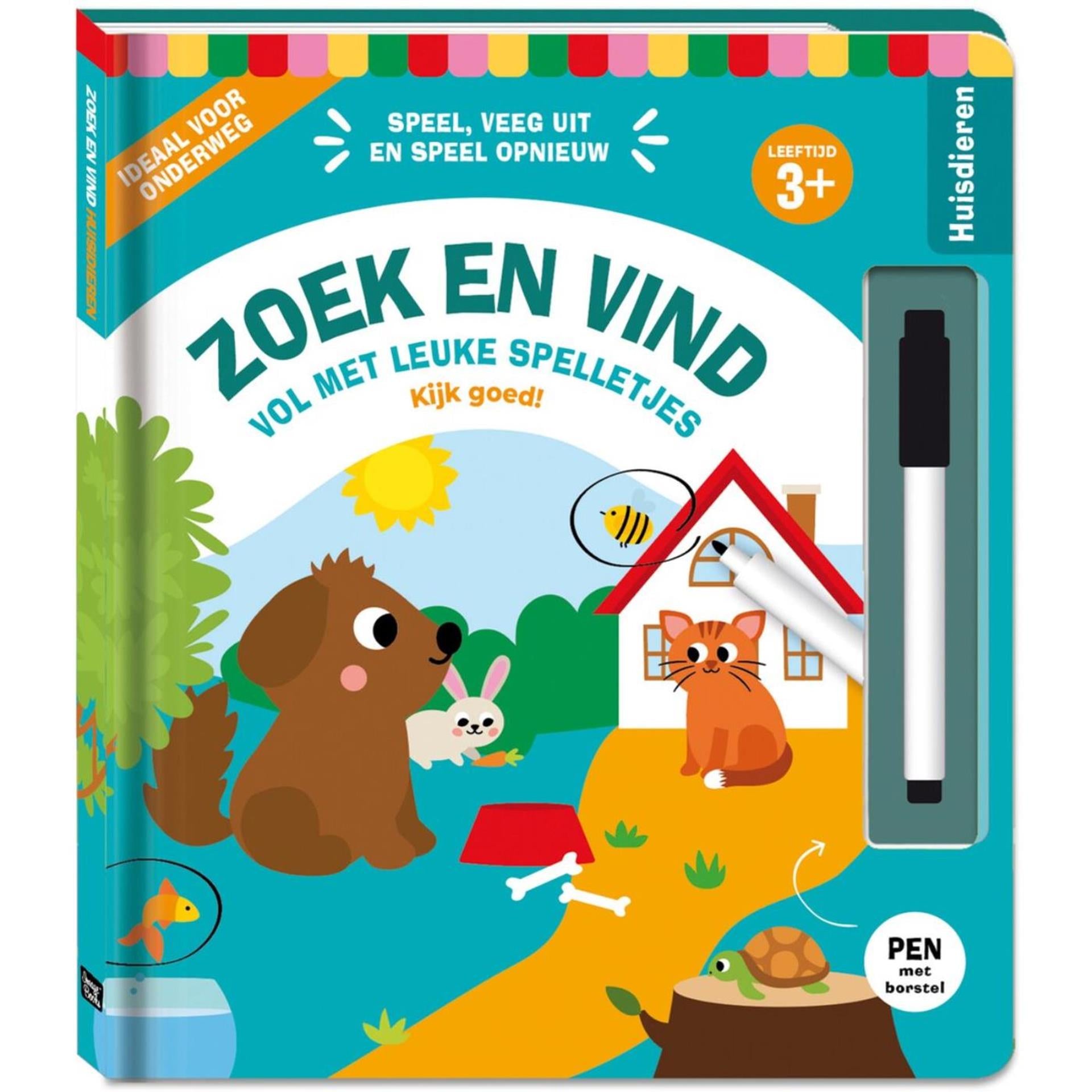 Imagebooks zoek en vind - huisdieren 3+