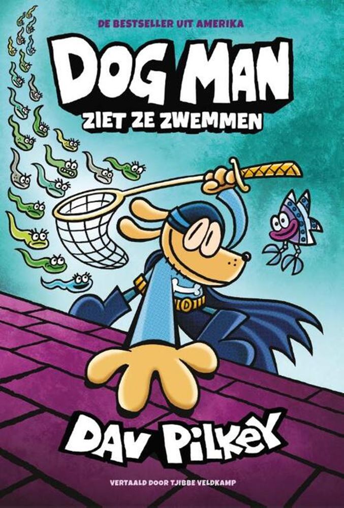 Basisboek Dog Man Deel 8 Dog Man Ziet Ze Zwemmen