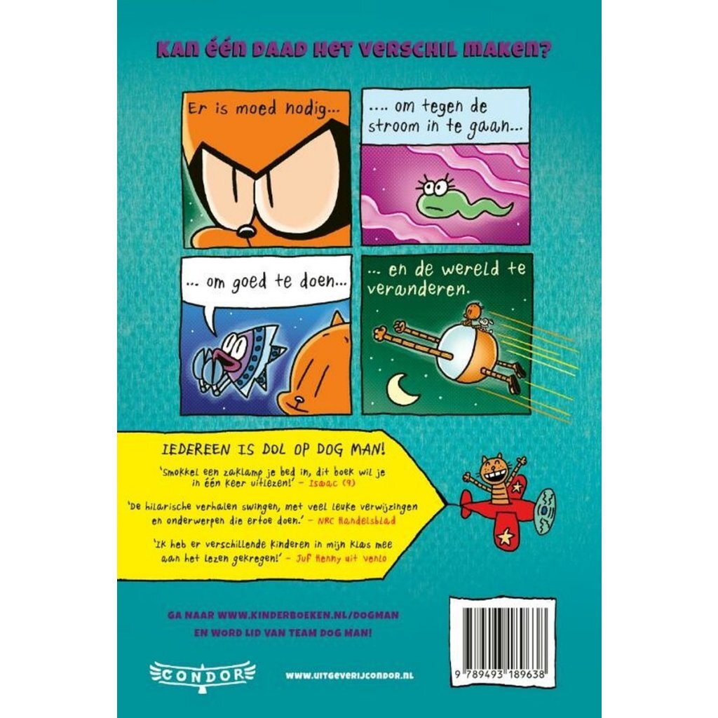 Basisboek Dog Man Deel 8 Dog Man Ziet Ze Zwemmen