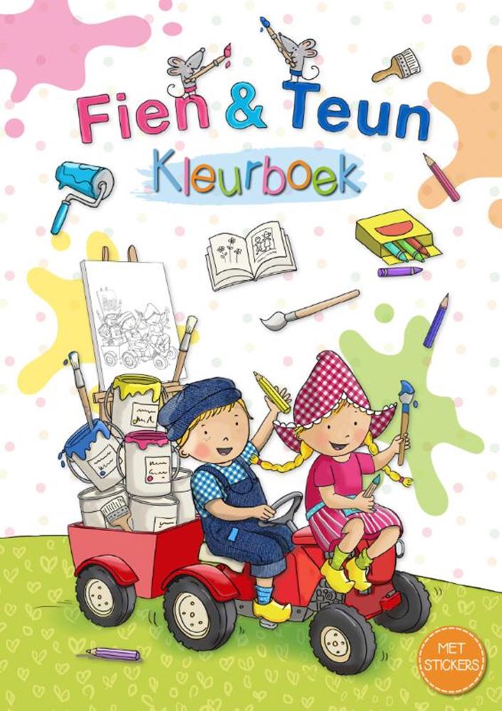 Wpg uitgevers fien teun kleurboek. 2+