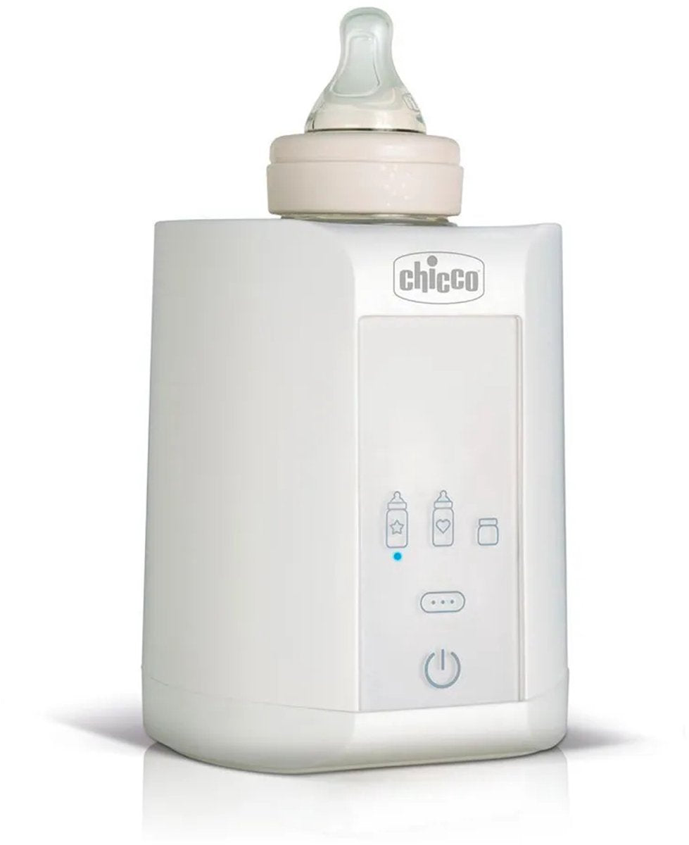 Chicco flessenwarmer voor thuis - warmt melk potjes babyvoeding op in minder dan 4 minuten | houdt 1 uur warm (0m+)