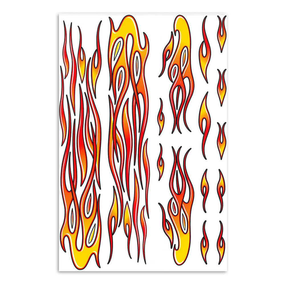 Ensemble d'autocollants de nouvelles flammes