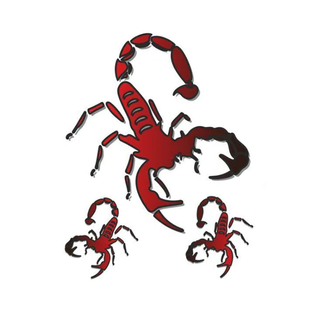 Stk. Ecrevisses 3 pcs 10 X 12 cm