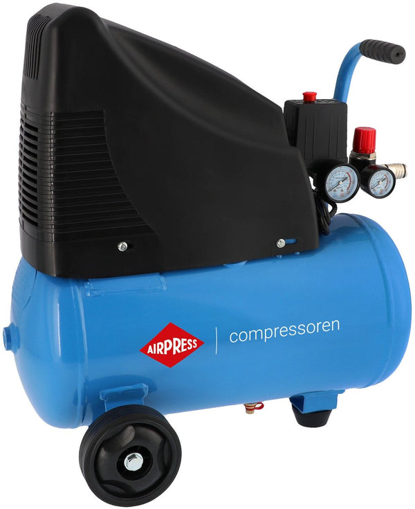 Airpress olievrije compressor hlo 215-25 8 bar 1.5 pk 1.1 kw 120 l min 24 l - tweedekans
