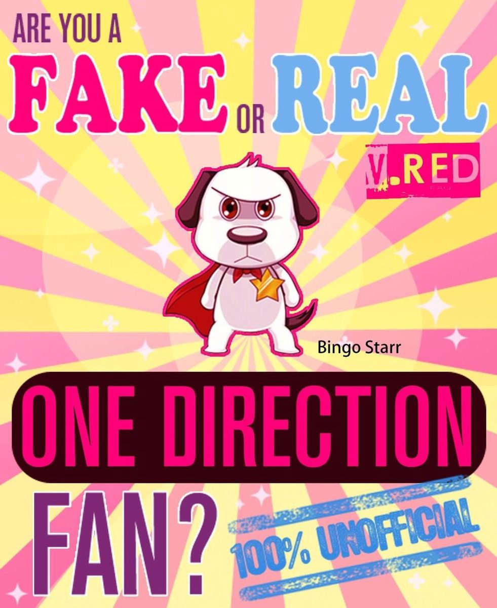 Are you a fake or real one direction fan? red version - the 100% unofficial quiz and facts trivia travel set game
